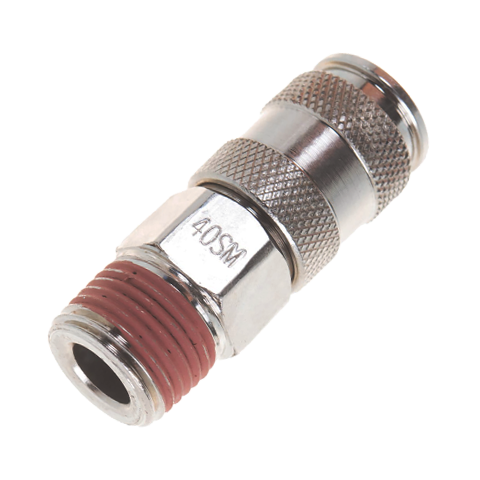 Соединитель быстросъемный 1/2 PT male (европейский стандарт) JTC D40SMA