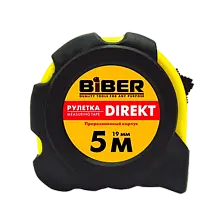 Рулетка Biber Direkt обрезиненный корпус 5м/19мм
